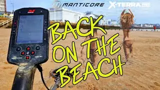 Beach Metal Detecting. NEW BEACH for the MINELABS