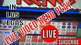 Las Vegas KENO Sessions - 4 Card, Caveman Cleopatra  LIVE