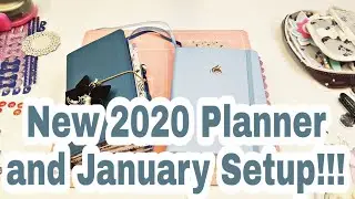 Revealing my NEW 2020 Planner plus my January Setup | Craft With Me!!!