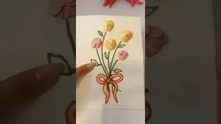 ИДЕЯ ПОДАРКА НА ДЕНЬ УЧИТЕЛЯ (ПОДАРОЧНАЯ КАРТА С ЦВЕТАМИ своими руками)