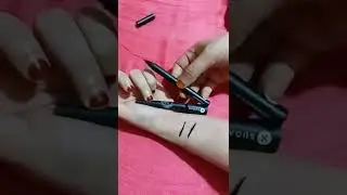 sugar cosmetics eyeliner liquid and sketch linear subscribe more @ayshas samha_official honestreview