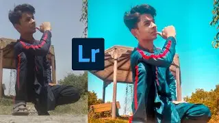 lightroom mobile tutorial✓//🌅aqua moody🏜️//how to edit pic in lightroom mobile📱//by #DeMoN.x.Tech