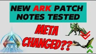 Ark NEW Patch Notes PVP Tested  | ARK SURVIVAL ASCENDED