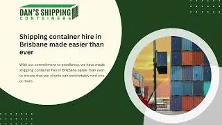Best Shipping Containers for Hire in the Gold Coast