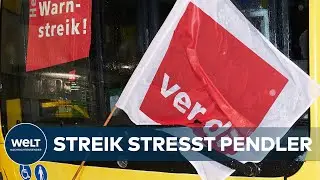 VERDI-WARNSTREIK: BVG steht still - Berliner Nahverkehr droht Chaos