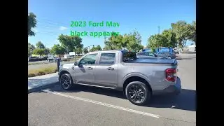 2023 Ford Maverick lariat hybrid black appearance package review