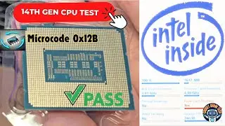 Official INTEL Vmin Shift Voltage BIOS Microcode FIX and ME Firmware Update Thermal Throttling Test