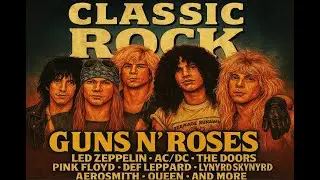 Classic Rock Nonstop Essential Classics 70s 80s 90s | Guns N' Roses, Led Zeppelin, Bon Jovi