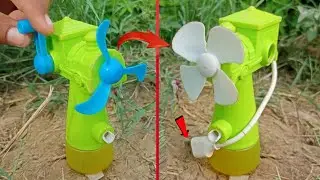 Amazing Inventions From Toy Hand Fan | How To Convert Hand Fan To Electric Fan