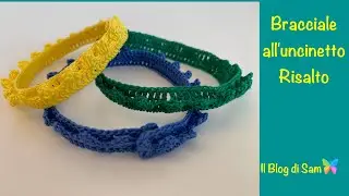 Spiegazione del bracciale all'uncinetto Risalto