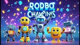 Six toy robots count to ten | fun counting rhyme for kids | learn numbers 1 to 10 with robots