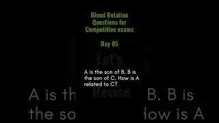 Blood relation Questions #dance #music #song #motivation #durandhar #ranveersingh #saraarjun #song