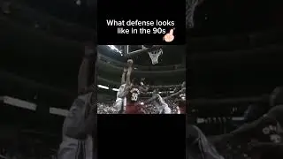 NBA Defense in the 90s. ☝️🖐️ #nba #shorts