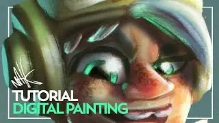 Character design digital painting tutorial timelapse