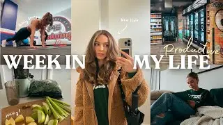 PRODUCTIVE WEEK: My Workouts, Health Food Haul, & NEW HAIR!