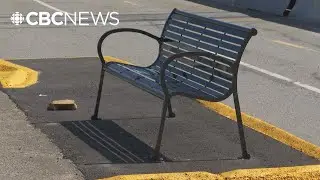 Bench bumps draw quizzical looks on the Granville Street Bridge