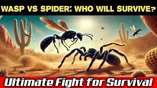 Wasp vs spider  Fight for Survive|Best Animal fight scenes|Fight to Die