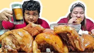 BRAISED PORK JOWLS MUKBANG
