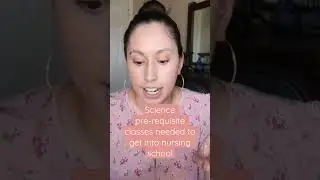 Pre-requisite classes you need to get into nursing school