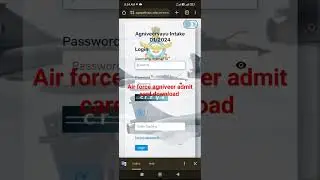 AIR FORCE AGNIVEER ADMIT CARD DOWNLOAD KESE KRE AIR FORCE ADMIT CARD