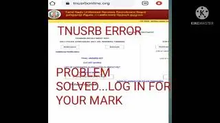 TNUSRB... WEBSITE ERROR... PROBLEM SOLVED... LOG IN FOR YOUR...MARK#ALL THE BEST