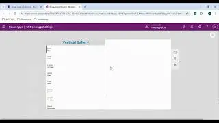 Working with Vertical Gallery in PowerApps Canvas App