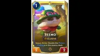 I hate teemo even in a card game( Legends of Runeterra)