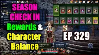Black Desert Mobile Season Check in Rewards & Character Balance EP 329