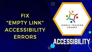 Joomla Accessibility Test Fix Empty Link Errors Fast!