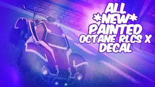 ALL *NEW* PAINTED OCTANE RLCS X DECAL! (Rocket League New Fan Rewards)