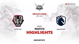 Alter Ego vs Team Liquid ID HIGHLIGHTS MPL ID S14 | TLID VS AE ESPORTSTV