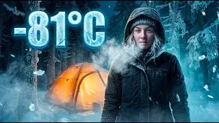 ALONE AT &minus;81&deg;C | SOLO WINTER CAMPING IN EXTREME COLD