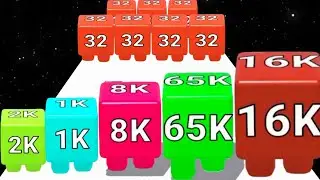 2048 Jelly Shooter (vs) Number Run - Gameplay Android, iOS (Freeplay Original) New Update
