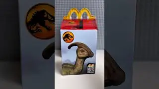 Unboxing PARASAUROLOPHUS #shorts #unboxing #asmr #happymealtoy  #parasaurolophus #jurassicworld