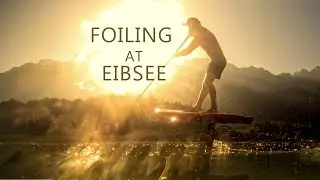 Foiling at Lake Eibsee