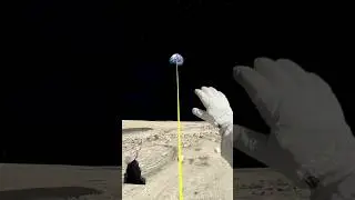 Earth to moon measure tape #nasa #space #moon #vfx #science