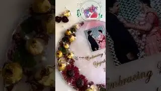 Floral Anniversary Photo Frame🫶🫶🫶