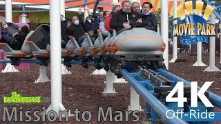Backyardigans-Mission to mars - 4K Off-Ride - Moviepark Germany - Vekoma Junior Coaster - Cinematic