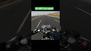 Gt 650 top speed #ytshorts #gt650 #topspeed ##royalenfield #trendingshorts