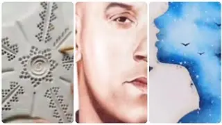Wonderful Creative Talent DIY Art_Just V Creative
