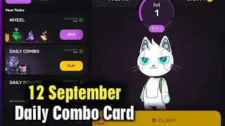 pixel tap daily combo 12 September | pixel Tap by pixel verse | combo cards