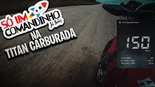 comando do jet na titan 150 carburada (primeiro teste)