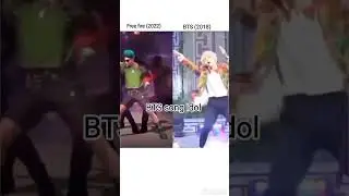 ||BTS|| free fire copy to BTS idol song and dance ||BTS|| #bts #idol #music #freefire #song