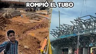 Obras En El Camp Nou a 12/04/2025 Rompió El Tubo De Agua 💦 |Fani Vlogs