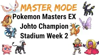 Pokemon Masters EX Johto Challenge Master Mode Week 2 Karen F2P+ Sync Grids