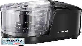 Электрический измельчитель продуктов Reemix One Touch на 1,5 чашки, мини-кухонный комбайн мощност...