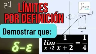Límite por definición función racional #límites #demostración