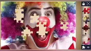 Colorful Crazy Clown 🤡🥳🎉💥🌈🧩 funny jigsaw puzzle 🧩//@jigsawpuzzle45 