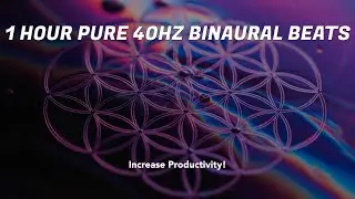 40Hz Gamma Waves for Focus & Learning - 1 Hour Pure Binaural Beats (Boost Memory & Concentration)