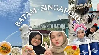 First Time ke Singapore lewat Batam?! | Travel Vlog✨✈️